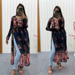 Floral printed trendy nyra kurti